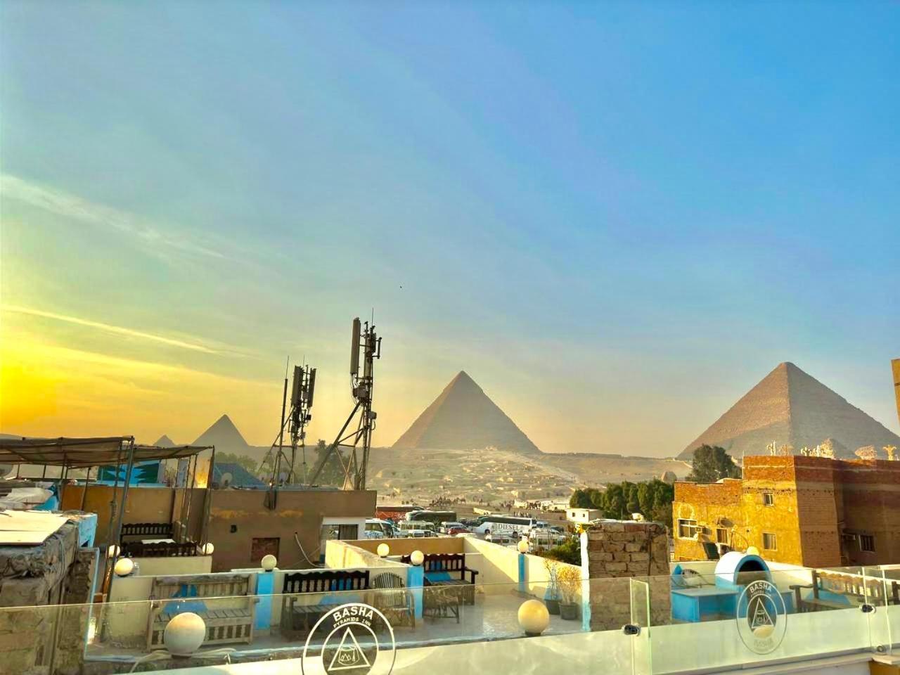 Basha Pyramids Inn Kafret el-Gabal Eksteriør billede